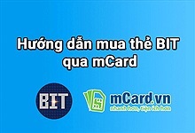 Hướng dẫn mua thẻ BIT qua MCard.vn